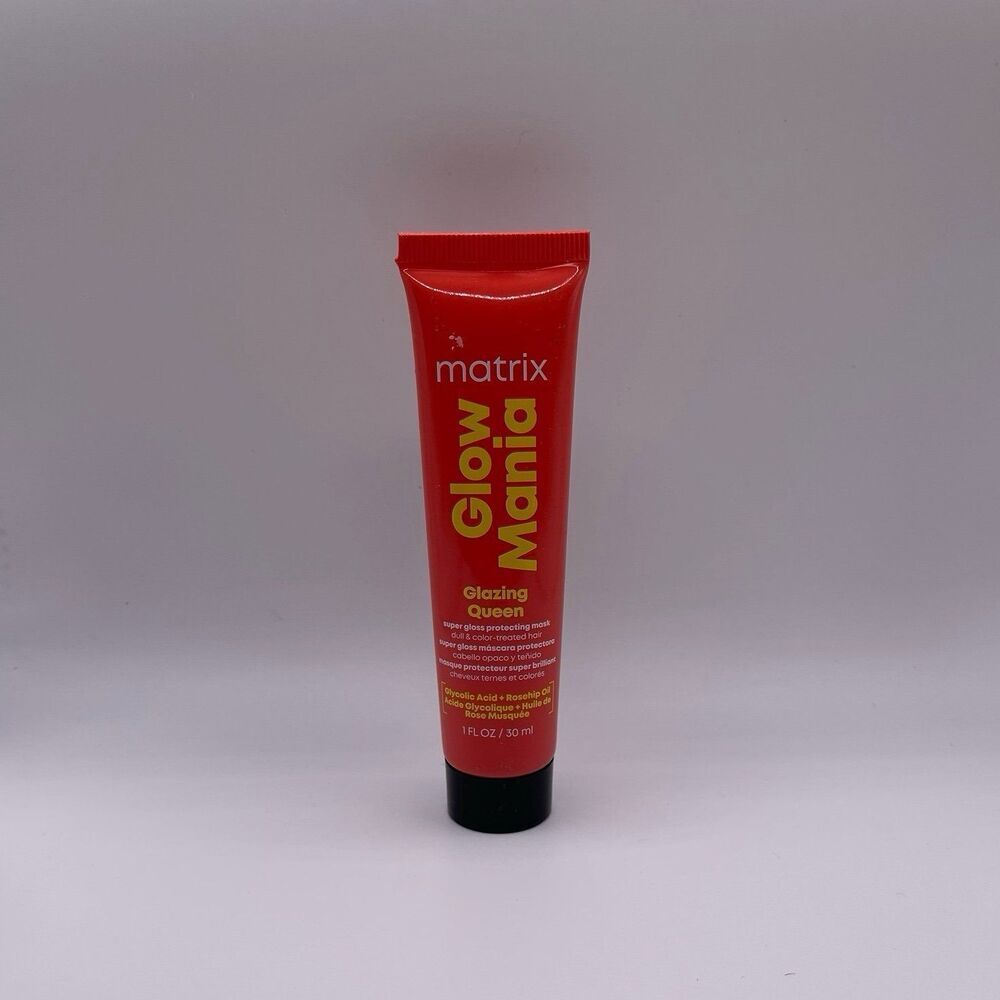 Matrix Glow Mania Glazing Queen Super Gloss Protecting Travel Size Hair Mask